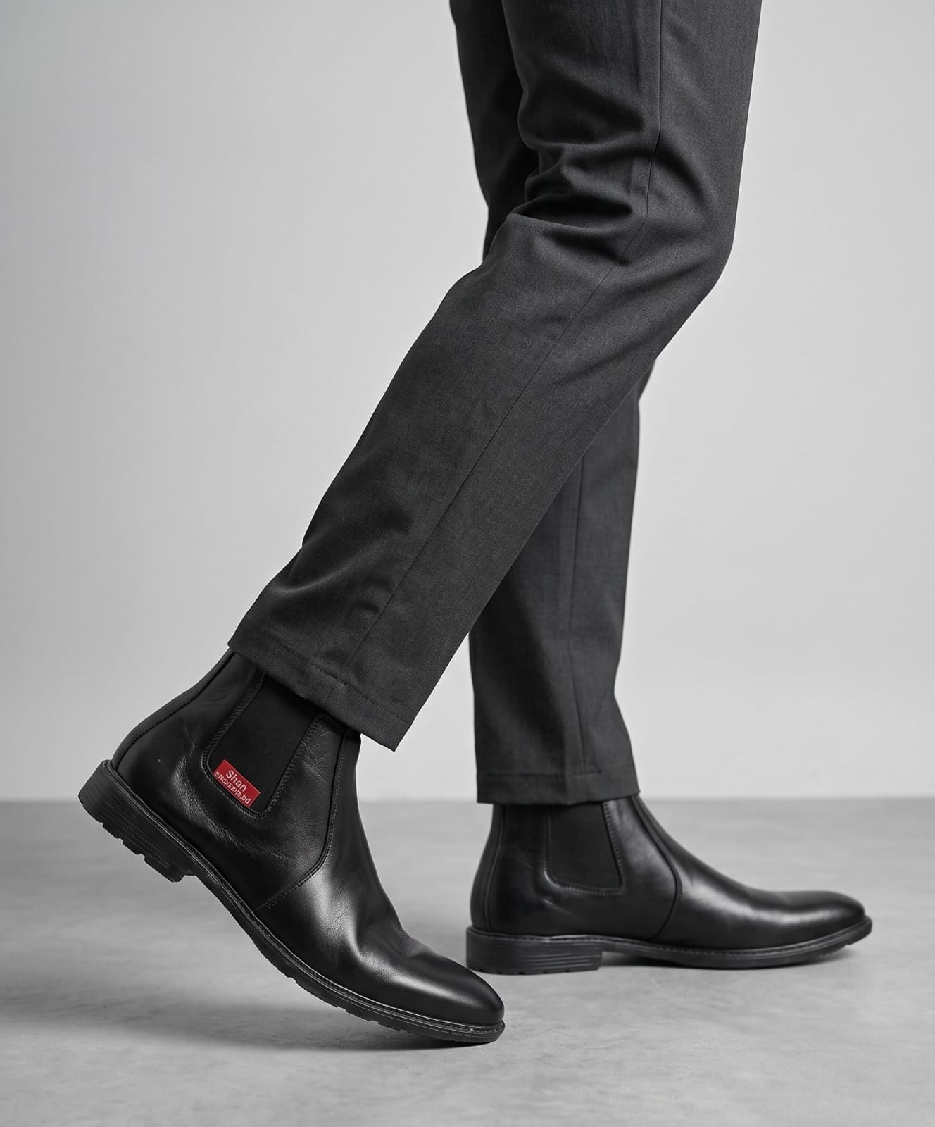 Men's Leather Calci Boot