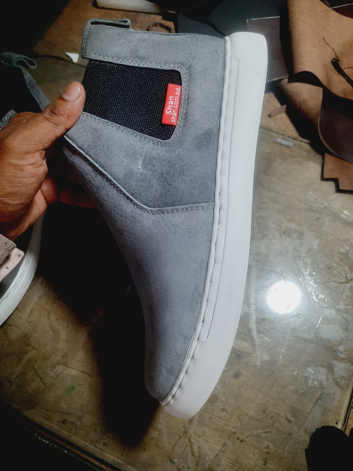 SHAN Leather Boot